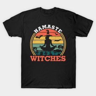 Namaste Witches Funny Yoga Lover Halloween Gift T-Shirt